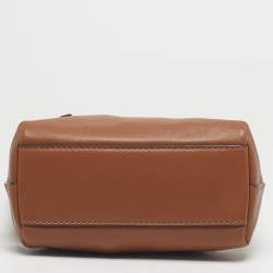 Pre Owned CH Carolina Herrera Brown Leather Tote