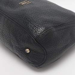 Pre Owned CH Carolina Herrera Navy Blue Leather Maria Shoulder Bag