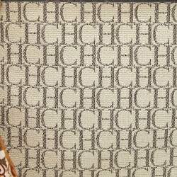 Pre Owned CH Carolina Herrera Beige/Brown Monogram Canvas Continental Pouch