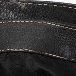 Pre Owned CH Carolina Herrera Black Leather Tote