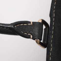 Pre Owned CH Carolina Herrera Black Leather Tote