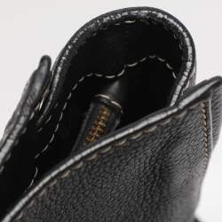 Pre Owned CH Carolina Herrera Black Leather Tote