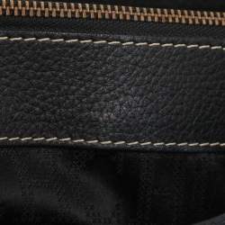 Pre Owned CH Carolina Herrera Black Leather Tote