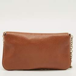 Pre Owned حقيبة كروس سي أتش كارولينا هيريرا جلد مونوغرام بني