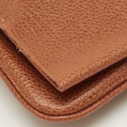 Pre Owned حقيبة كروس سي أتش كارولينا هيريرا جلد مونوغرام بني