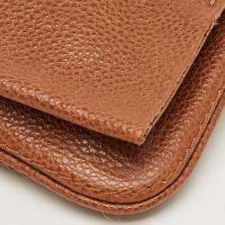 Pre Owned حقيبة كروس سي أتش كارولينا هيريرا جلد مونوغرام بني