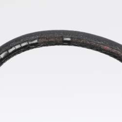 مملوكة مسبقًا حقيبة سي إتش كارولينا هيريرا مينييتو جلد أسود صغير بيد علوية