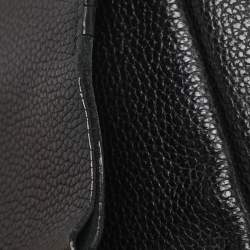 مملوكة مسبقًا حقيبة سي إتش كارولينا هيريرا مينييتو جلد أسود صغير بيد علوية