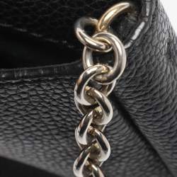 مملوكة مسبقًا حقيبة سي إتش كارولينا هيريرا مينييتو جلد أسود صغير بيد علوية