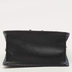 مملوكة مسبقًا حقيبة كروس جسم سي إتش كارولينا هيريرا بايثون مهدب ثلاثي الألوان