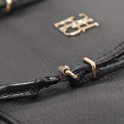 Pre Owned CH Carolina Herrera Adagio Tempo Collection Black Leather Tote