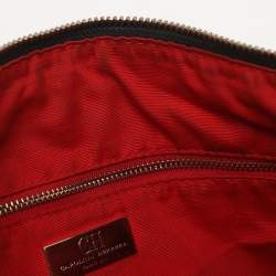 Pre Owned حقيبة هوبو كارولينا هيريرا سي إتش جلد أسود