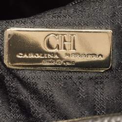 مملوكة مسبقًا CH Carolina Herrera Tassel Black Quilted Leather Hobo