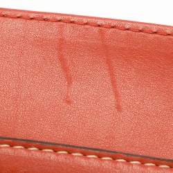 مملوكة مسبقًا CH Carolina Herrera Orange Leather Satchel