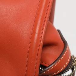مملوكة مسبقًا CH Carolina Herrera Orange Leather Satchel