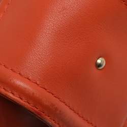 مملوكة مسبقًا CH Carolina Herrera Orange Leather Satchel