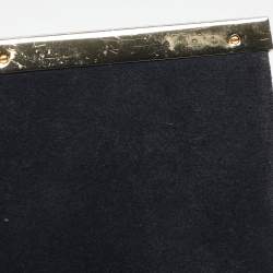 Pre Owned حقيبة سي أتش كارولينا هيريرا جلد أزرق كاميلوت بيد علوية