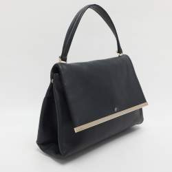 Pre Owned حقيبة سي أتش كارولينا هيريرا جلد أزرق كاميلوت بيد علوية