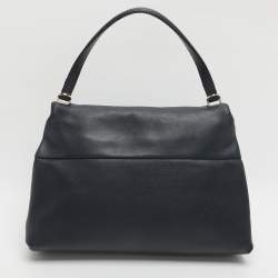 Pre Owned حقيبة سي أتش كارولينا هيريرا جلد أزرق كاميلوت بيد علوية