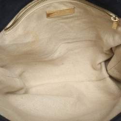 Pre Owned حقيبة سي أتش كارولينا هيريرا جلد أزرق كاميلوت بيد علوية