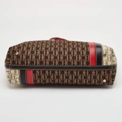 Pre Owned حقيبة تسوق قماش متعددة الألوان وجلد سي أتش كارولينا هيريرا