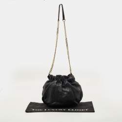 Pre Owned حقيبة باكيت سي إتش كارولينا هيريرا جلد أزرق بحري منقوش