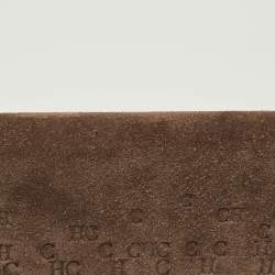 مملوكة مسبقًا محفظة سي إتش كارولينا هيريرا قلاب جلد مونوغرام أسود بالنمط القاري