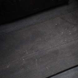 Pre Owned CH Carolina Herrera Navy Blue Leather Shopper Tote