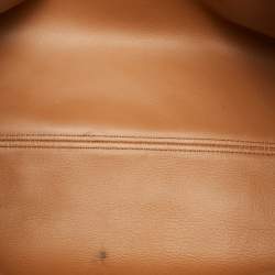 Pre Owned حقيبة يد سي أتش كارولينا هيريرا جلد بني بشرابة