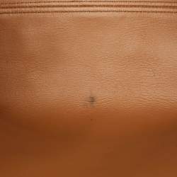 Pre Owned حقيبة يد سي أتش كارولينا هيريرا جلد بني بشرابة