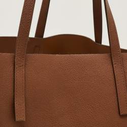 Pre Owned حقيبة يد سي أتش كارولينا هيريرا جلد بني بشرابة