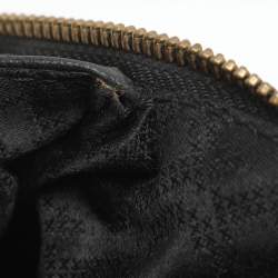 Pre Owned CH Carolina Herrera Black Quilted Leather Chain Satchel