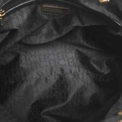 Pre Owned CH Carolina Herrera Black Quilted Leather Chain Satchel