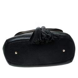 Pre Owned حقيبة كارولينا هيريرا جلد أسود