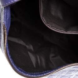 مملوكة مسبقًا CH Carolina Herrera Purple Leather Expandable Hobo