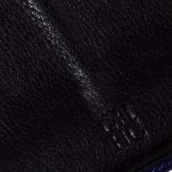 Carolina Herrera Purple Monogram Leather Continental Wallet