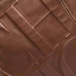 Pre Owned Carolina Herrera Tan Leather Hobo
