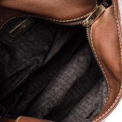 Pre Owned Carolina Herrera Tan Leather Hobo