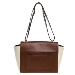مملوكة مسبقًا Carolina Herrera Bicolor Leather Flap Shoulder Bag