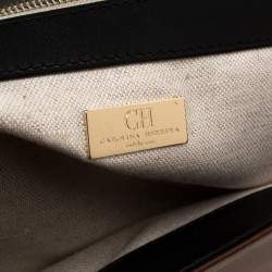 مملوكة مسبقًا Carolina Herrera Bicolor Leather Flap Shoulder Bag