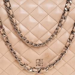 مملوكة مسبقًا حقيبة كتف كارولينا هيريرا جلد مبطن بيج 