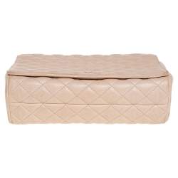 مملوكة مسبقًا حقيبة كتف كارولينا هيريرا جلد مبطن بيج 