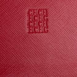 مملوكة مسبقًا محفظة كونتينتال كارولينا هيريرا جلد مونوغرامية حمراء 