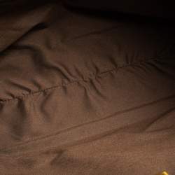 Pre Owned حقيبة يد شوبر سى أتش كارولينا هيريرا جلد وكانفاس مونوغرامى وكانفاس مونوغرامى بنى 