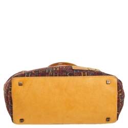 مملوكة مسبقًا CH Carolina Herrera Multicolor Monogram Canvas and Leather Shopper Tote