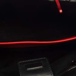 Pre Owned حقيبة يد سي أتش كارولينا هيريرا حلية جلد منقوش أسود