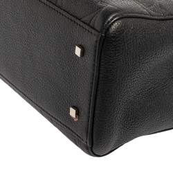 Pre Owned حقيبة يد سي أتش كارولينا هيريرا حلية جلد منقوش أسود