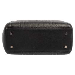 Pre Owned حقيبة يد سي أتش كارولينا هيريرا حلية جلد منقوش أسود