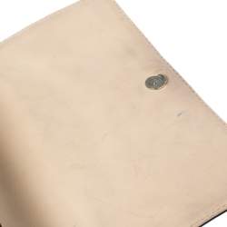 مملوكة مسبقًا حقيبة كتف سي أتش كارولينا هيريرا جلد مبطن بنقشة الزهور أسود سلسلة وقلاب 