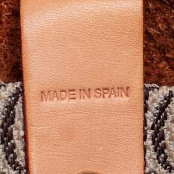 Pre Owned Carolina Herrera Brown Leather Andy Satchel